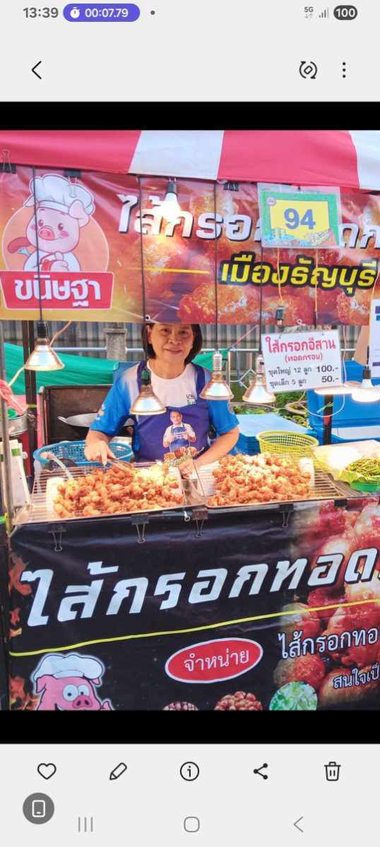 ขนิษฐา ไส้กรอกอีสานทอด